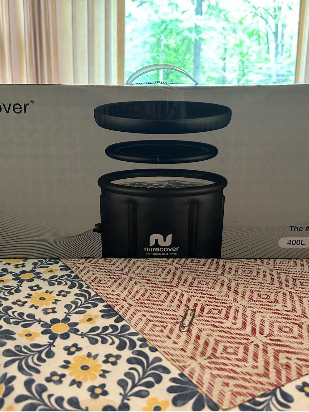 Nurecover Portable Ice Bath Tub - Black